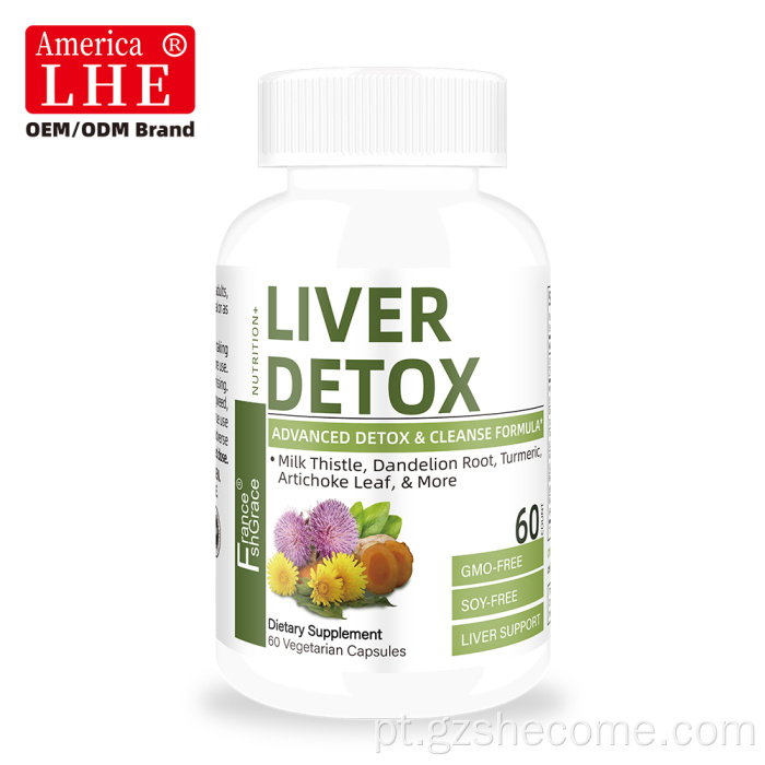 Cápsulas Shecome Liver Detox apoiam a saúde do cardo mariano